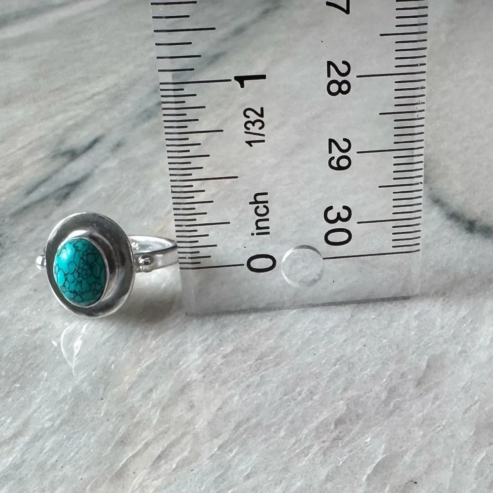 NWOT Sundance Life’s Circle Ring, Turquoise, Sterling Silver